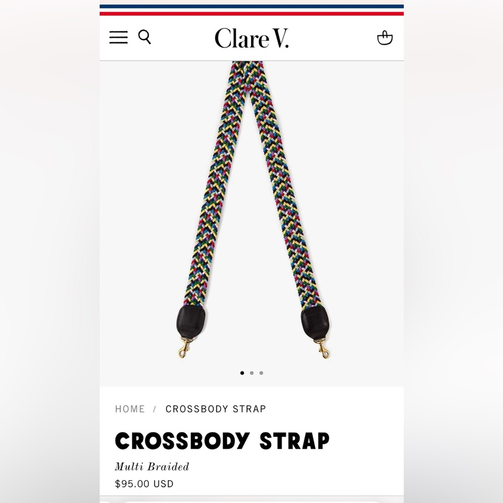 Clare V. Multi Braided Crossbody Strap